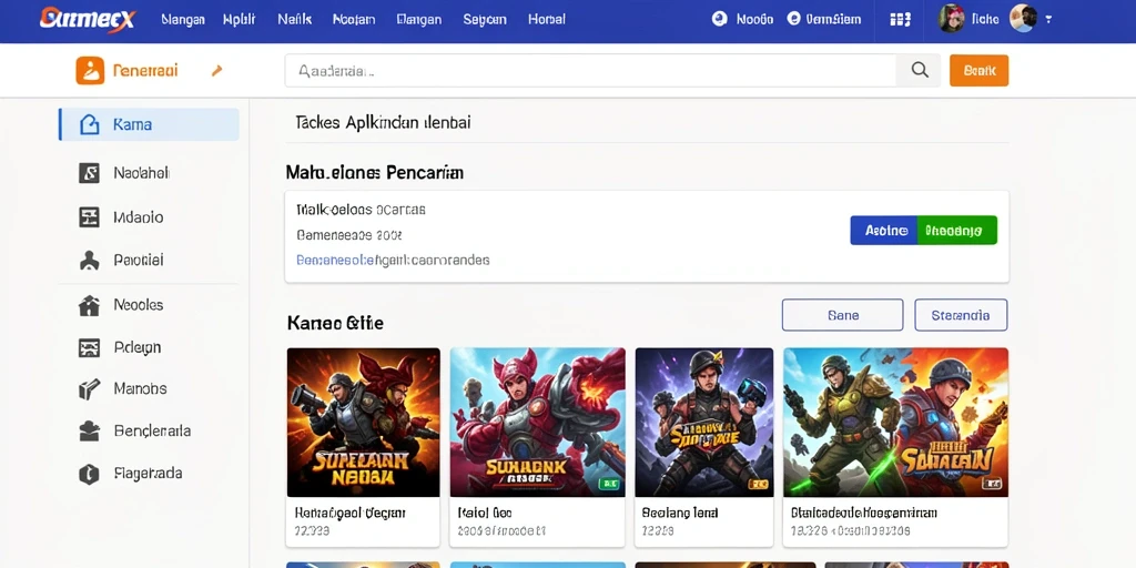 Tampilan antarmuka yang bersih dan mudah dinavigasi.