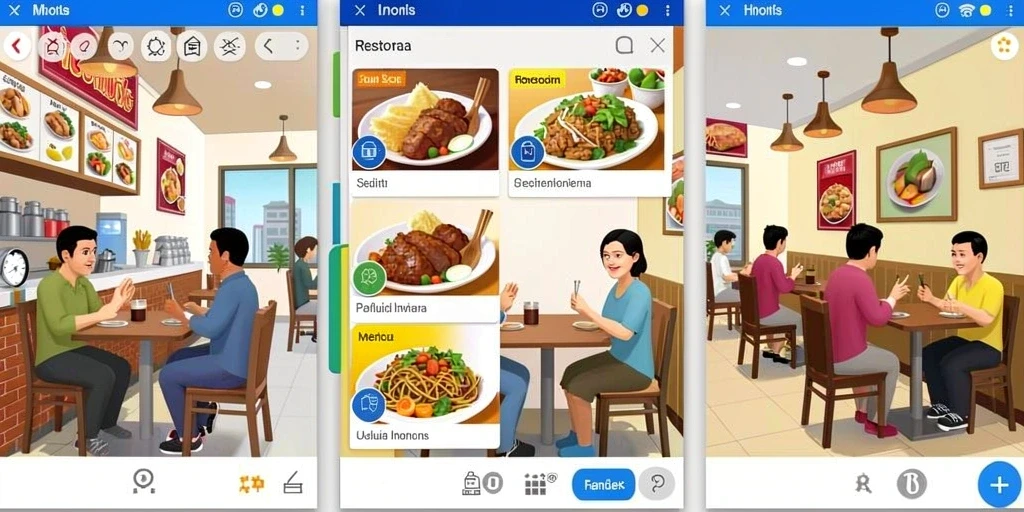 Tampilan antarmuka yang user-friendly untuk pengguna.