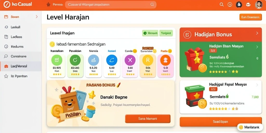 Tampilan antarmuka yang user-friendly dan menarik.