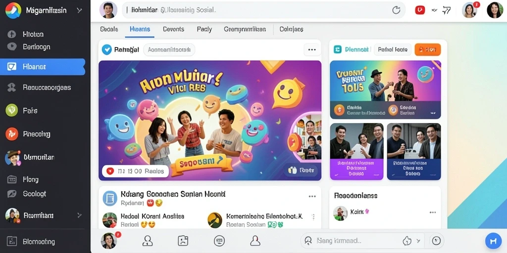 Tampilan antarmuka yang menawan dan mudah dipahami.