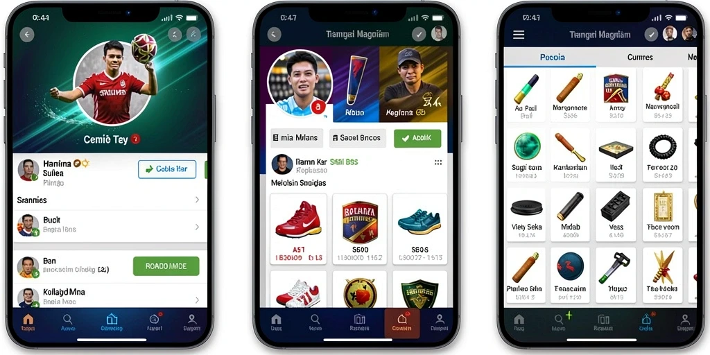 Tampilan antarmuka pengguna yang menarik dan intuitif.