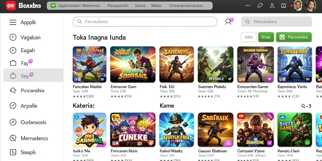 Antarmuka permainan yang memukau dan user-friendly.
