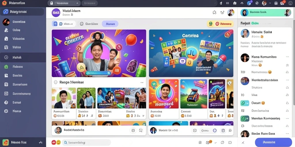 Tampilan antarmuka yang menarik dan user-friendly.