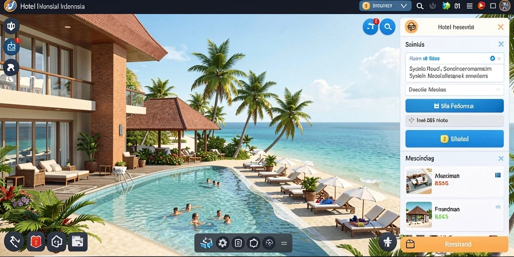 Screenshot 1 menampilkan antarmuka permainan yang menawan.