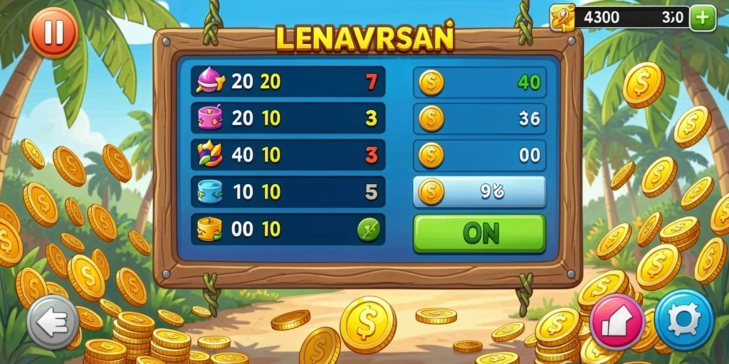 Screenshot menunjukkan tampilan lapangan yang memukau.