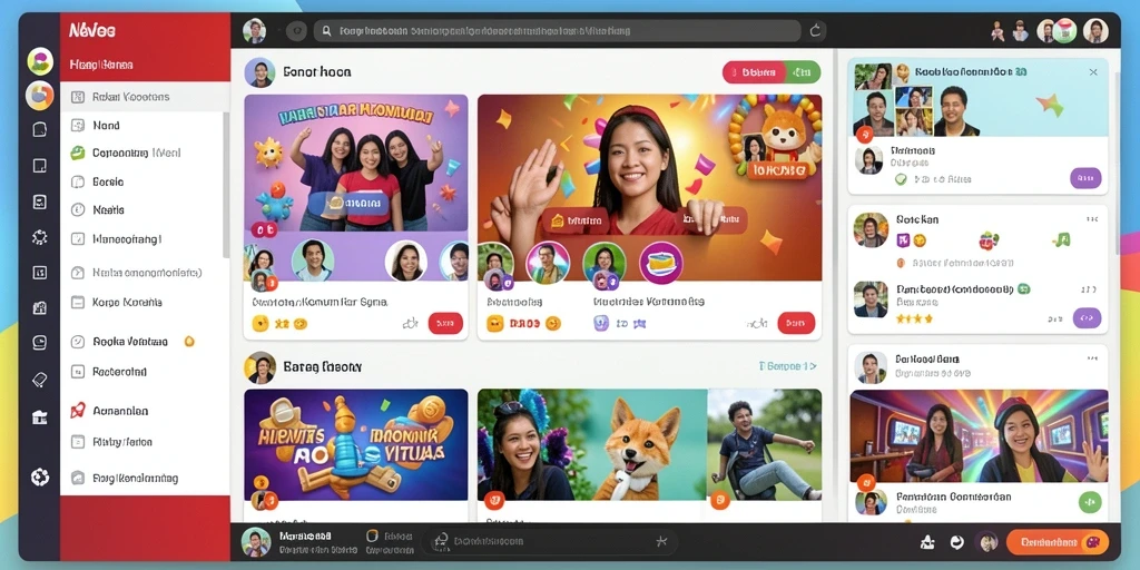 Tampilan awal aplikasi dengan navigasi yang mudah.