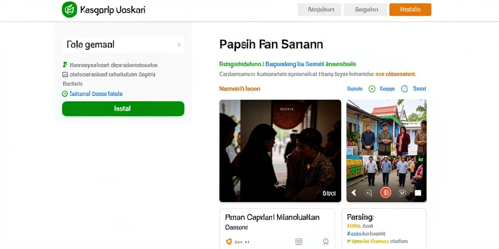 Tampilan menawan dari antarmuka utama RAJACLUB.