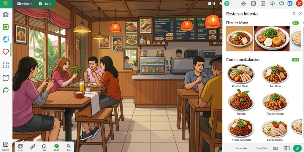 Tampilan antarmuka utama yang menarik dan mudah dinavigasi.