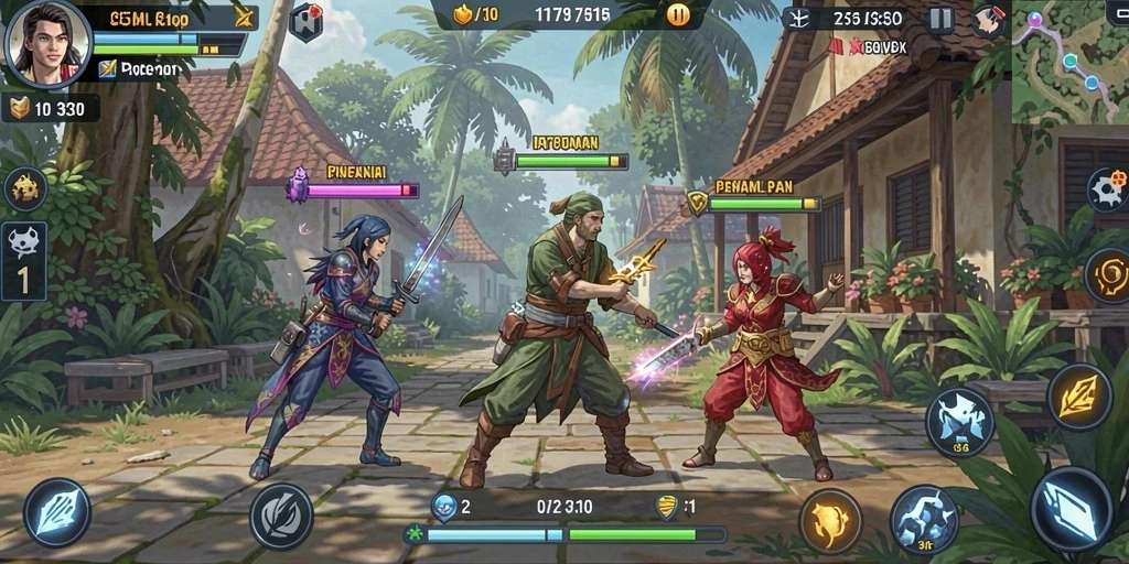 Tampilan awal yang menarik dan penuh warna.