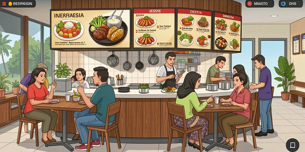 Tampilan menu utama YY123 yang menarik.